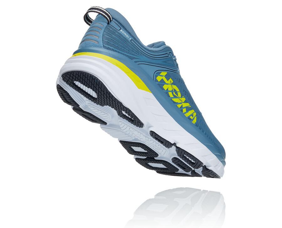 Hoka One One Hardloopschoenen Heren - Bondi 7 - Blauw - BG9350274